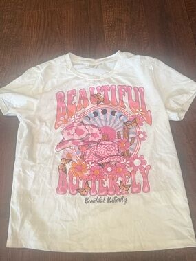 SHEIN White Crewneck Tee
